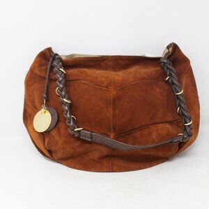 See by Chloe #H8BHQF Suede Hobo Shoulder Bag
